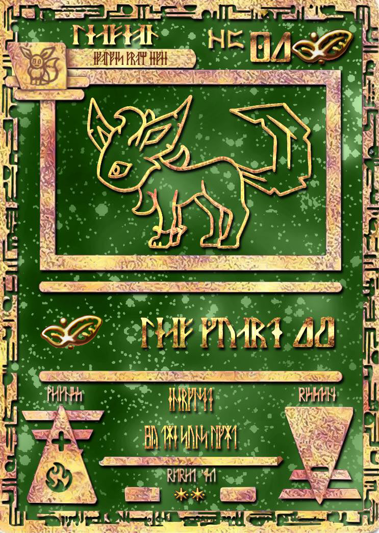 Ancient Leafeon Custom Pokemon Card - ZabaTV