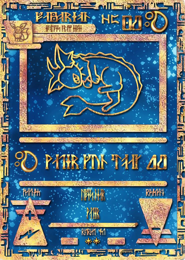Ancient Vaporeon Custom Pokemon Card - ZabaTV