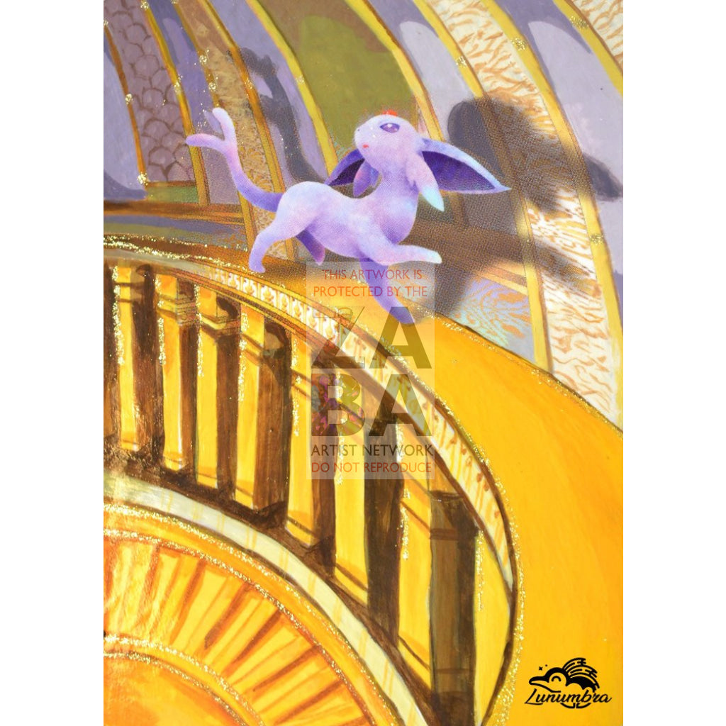 Annies Espeon 007/018 Theater Limited Vs Pack Extended Art Custom Pokemon Card Textless Silver