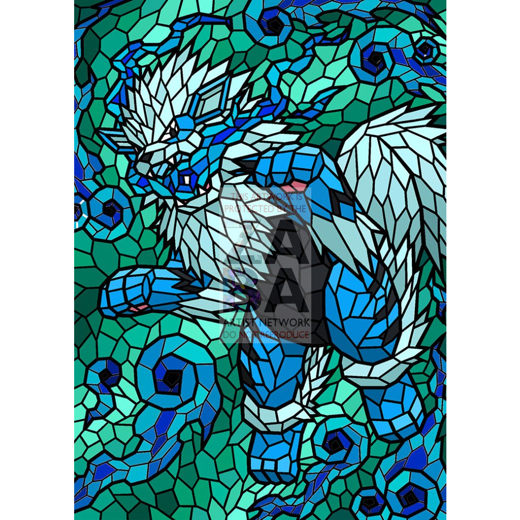 Arcanine V Stained-Glass Custom Pokemon Card - ZabaTV