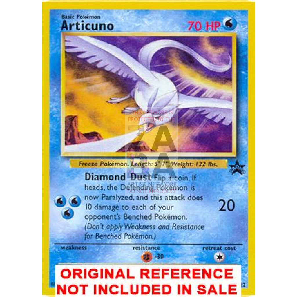 Articuno Black Star Promo 22 Extended Art Custom Pokemon Card