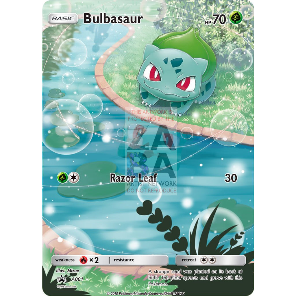 Bulbasaur 1/73 Shining Legends Extended Art Custom Pokemon Card - ZabaTV