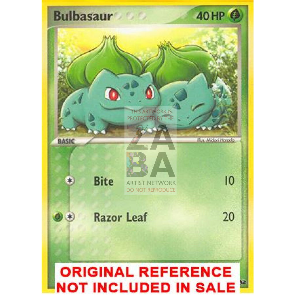 Bulbasaur 12/17 POP Series 2 Extended Art Custom Pokemon Card - ZabaTV