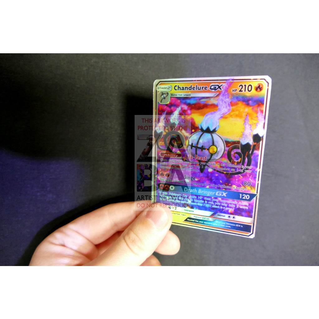 Chandelure GX Custom Pokemon Card - ZabaTV