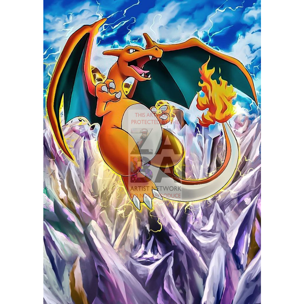 Charizard 4/100 Crystal Guardians Extended Art Custom Pokemon Card - ZabaTV