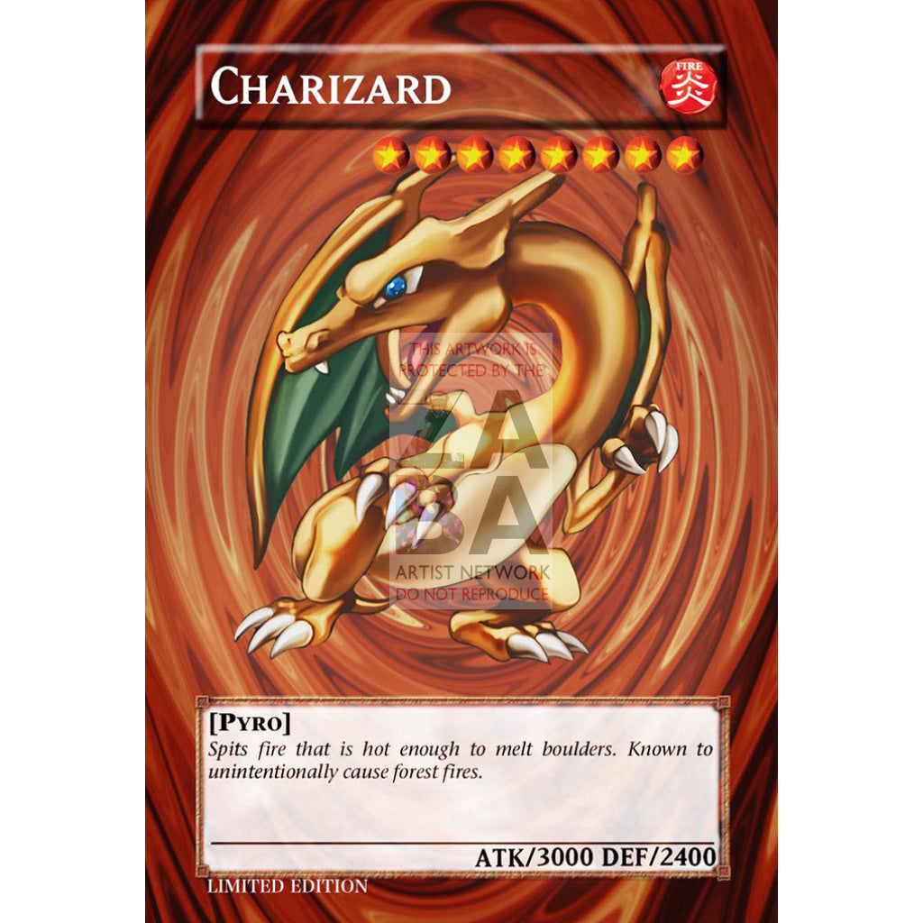 Charizard as a Yugioh Card Custom Card - ZabaTV