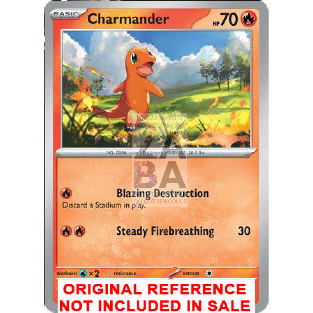 Charmander 007/091 Paldean Fates Extended Art Custom Pokemon Card - ZabaTV