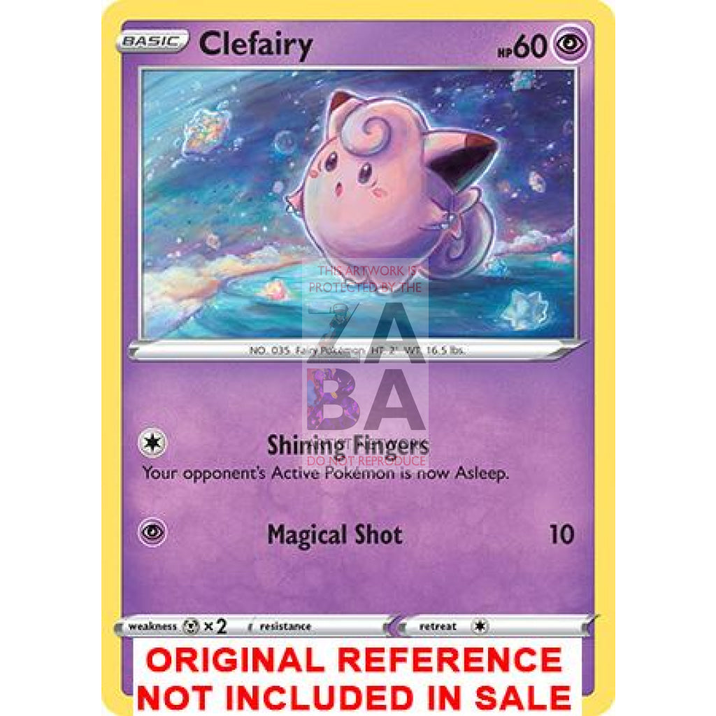 Clefairy 074/192 Rebel Clash Extended Art Custom Pokemon Card - ZabaTV