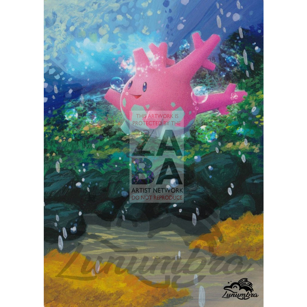 Corsola 36/149 Sun & Moon Extended Art Custom Pokemon Card - ZabaTV