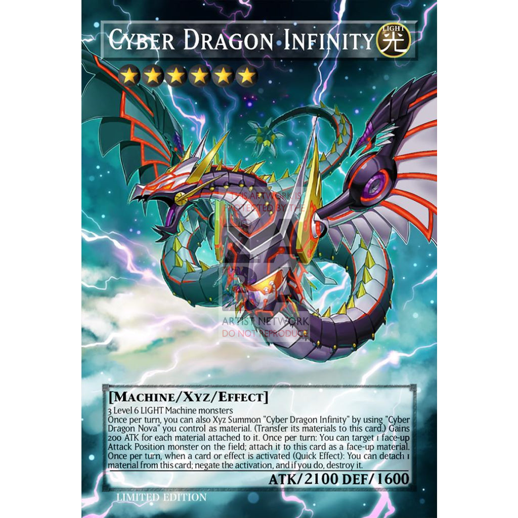 Cyber Dragon Infinity Full Art ORICA - Custom Yu-Gi-Oh! Card - ZabaTV