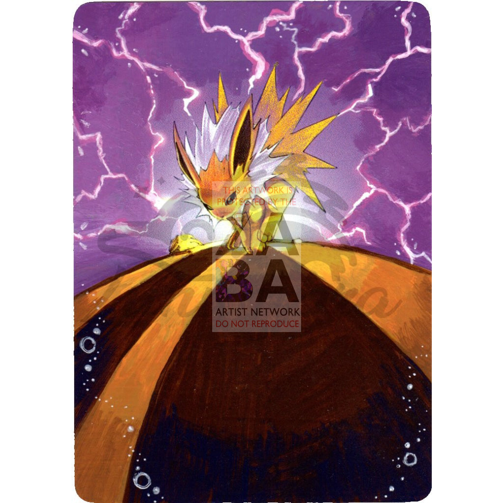 Dark Jolteon Team Rocket 38/82 Extended Art Custom Pokemon Card - ZabaTV