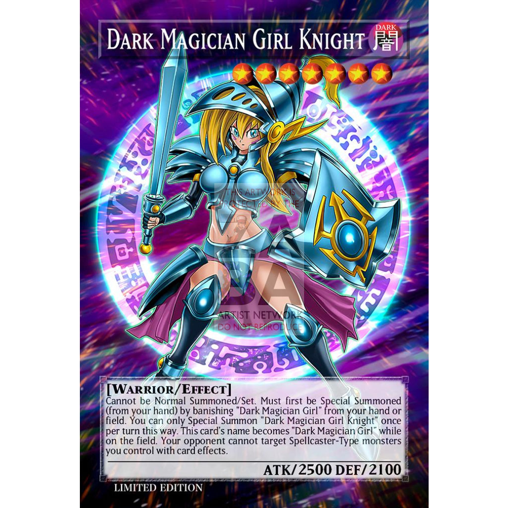 Dark Magician Girl Knight Full Art ORICA - Custom Yu-Gi-Oh! Card - ZabaTV