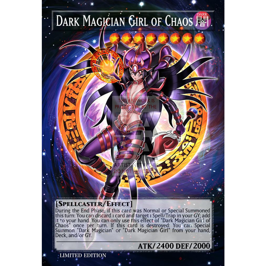 Dark Magician Girl of Chaos Full Art ORICA - Custom Yu-Gi-Oh! Card - ZabaTV