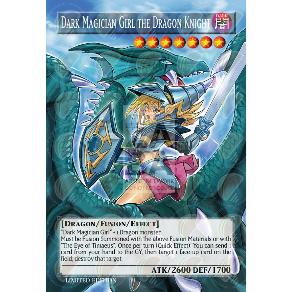 Dark Magician Girl the Dragon Knight Full Art ORICA - Custom Yu-Gi-Oh! Card - ZabaTV