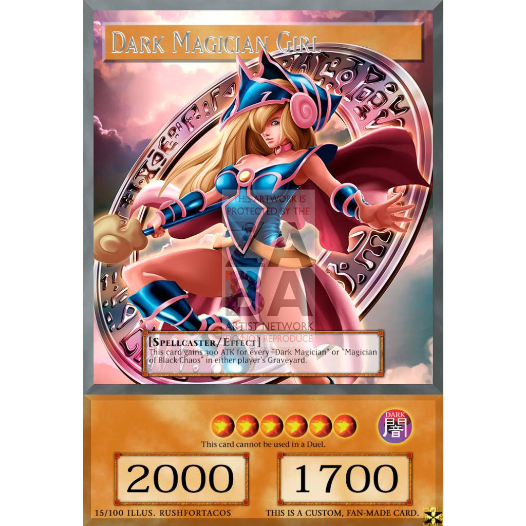 Dark Magician Girl v.7 - Custom Yu-Gi-Oh! Card - ZabaTV