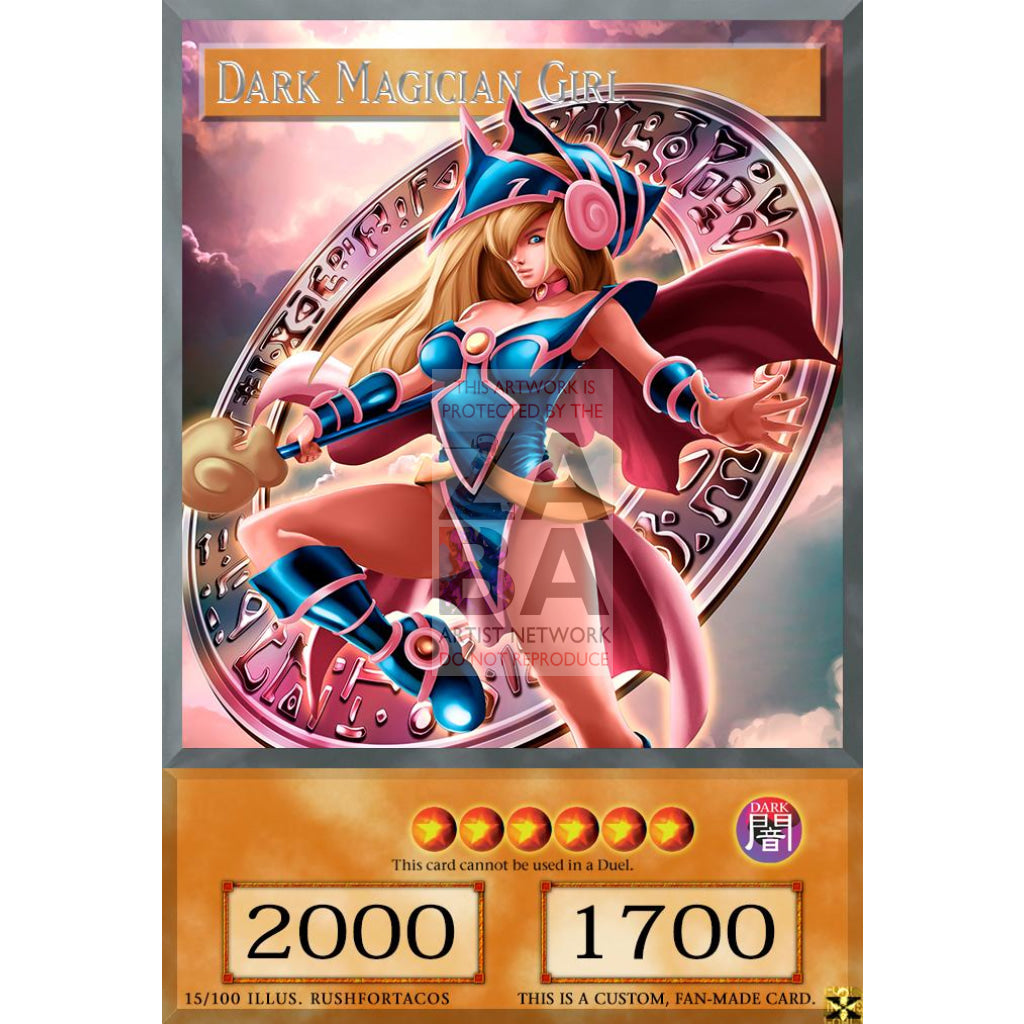 Dark Magician Girl v.7 - Custom Yu-Gi-Oh! Card - ZabaTV