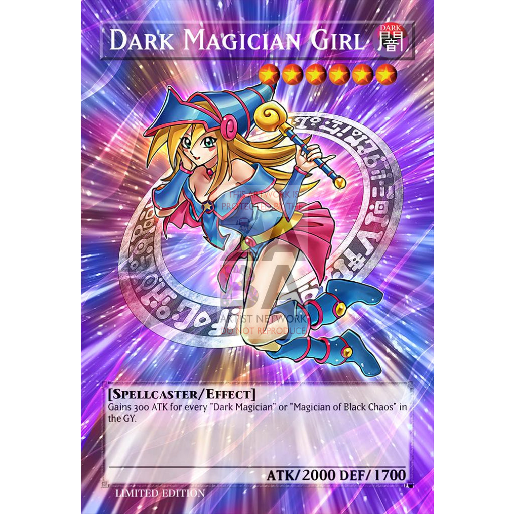 Dark Magician Girl v. 9 Full Art ORICA - Custom Yu-Gi-Oh! Card - ZabaTV