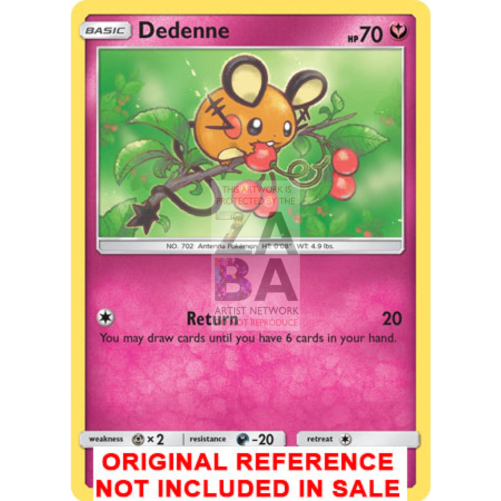 Dedenne 145 - 236 Unified Minds Extended Art Custom Pokemon Card