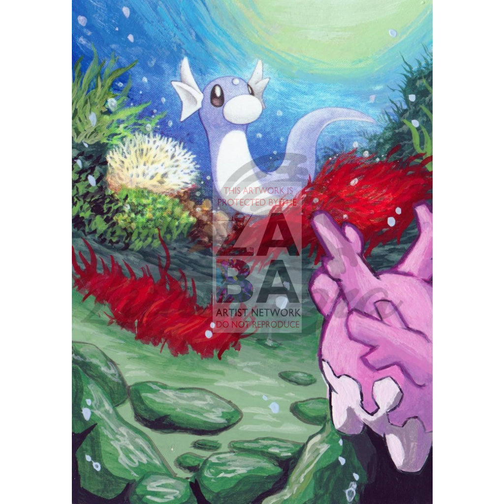 Dratini 94/149 Sun & Moon Extended Art Custom Pokemon Card - ZabaTV