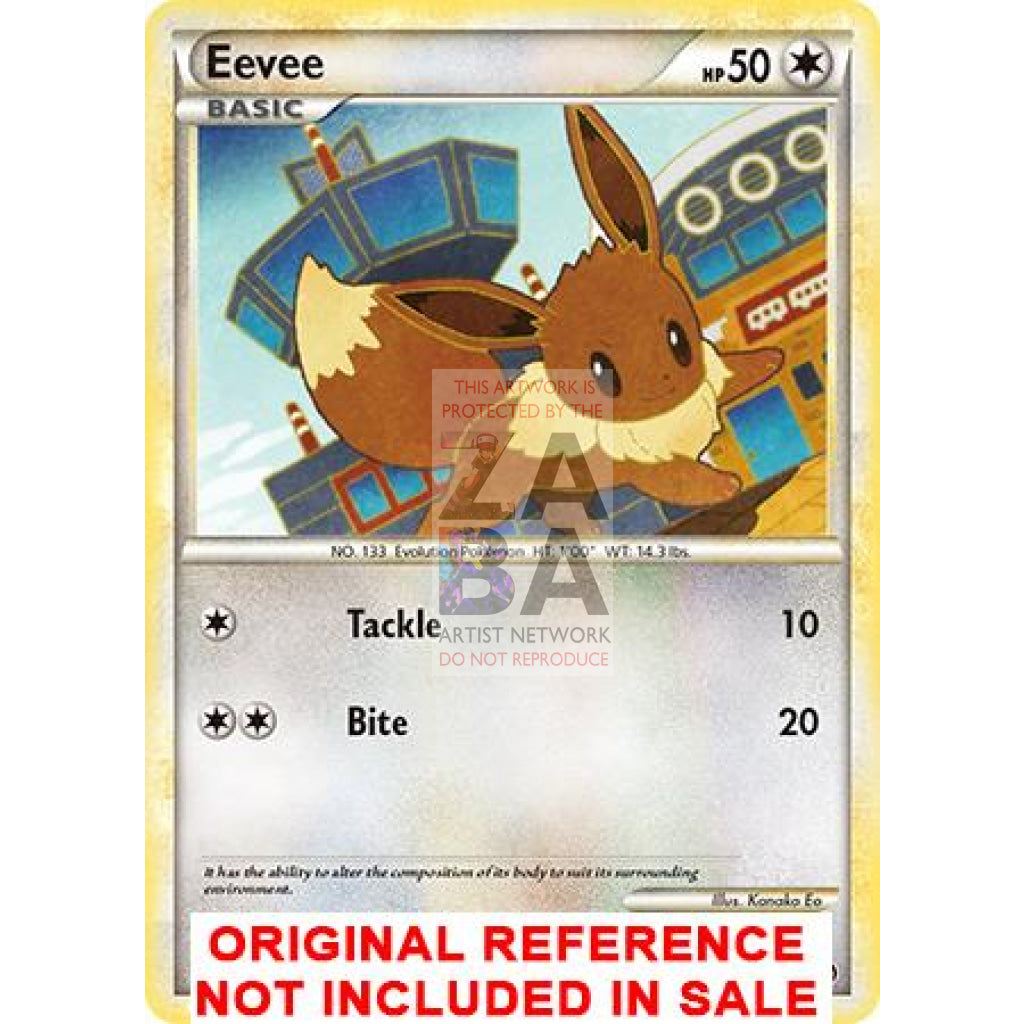 Eevee 47/90 Undaunted Extended Art Custom Pokemon Card - ZabaTV