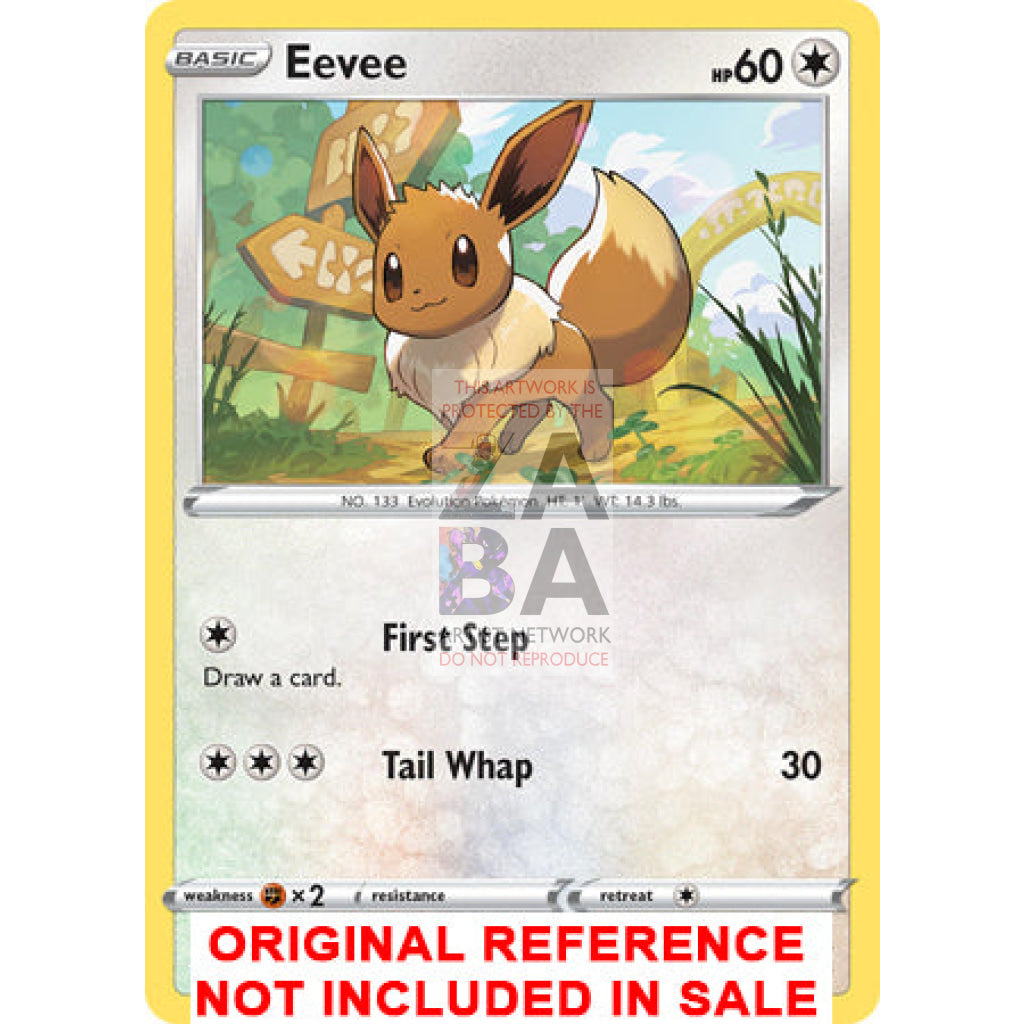 Eevee Swsh095 Promo Extended Art Custom Pokemon Card