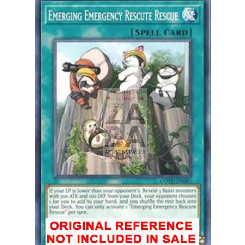 Emerging Emergency Rescute Rescue Full Art ORICA - Custom Yu-Gi-Oh! Card - ZabaTV