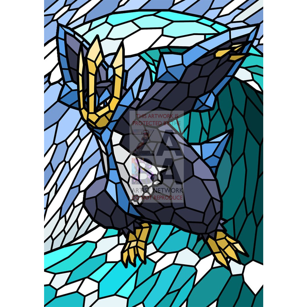 Empoleon V Stained-Glass Custom Pokemon Card - ZabaTV