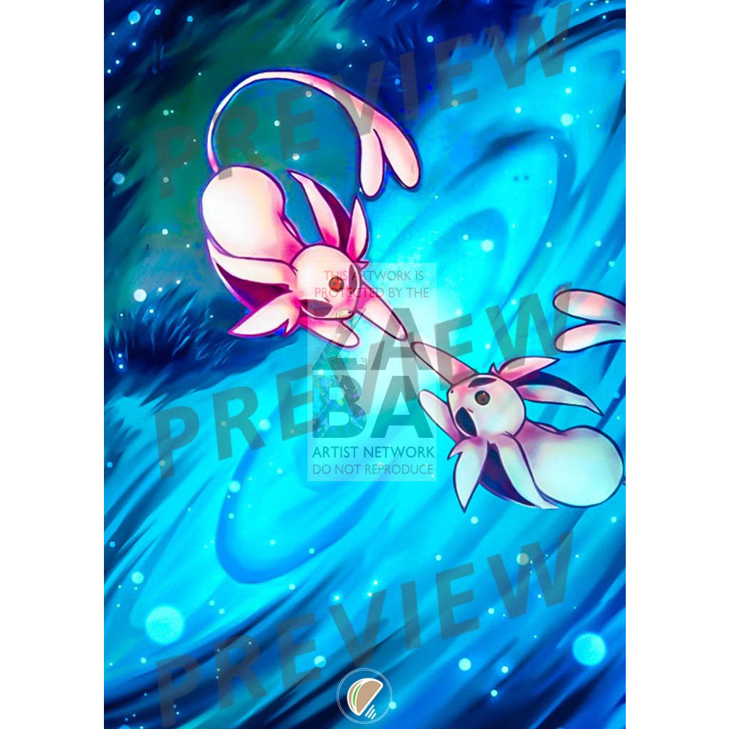 Espeon 1/75 Neo Discovery Extended Art Custom Pokemon Card - ZabaTV