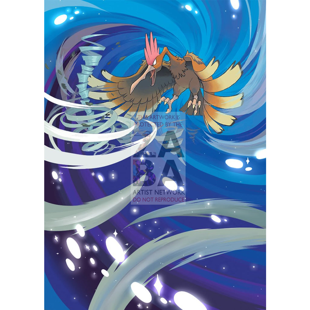 Fearow 98/149 Sun & Moon Extended Art Custom Pokemon Card