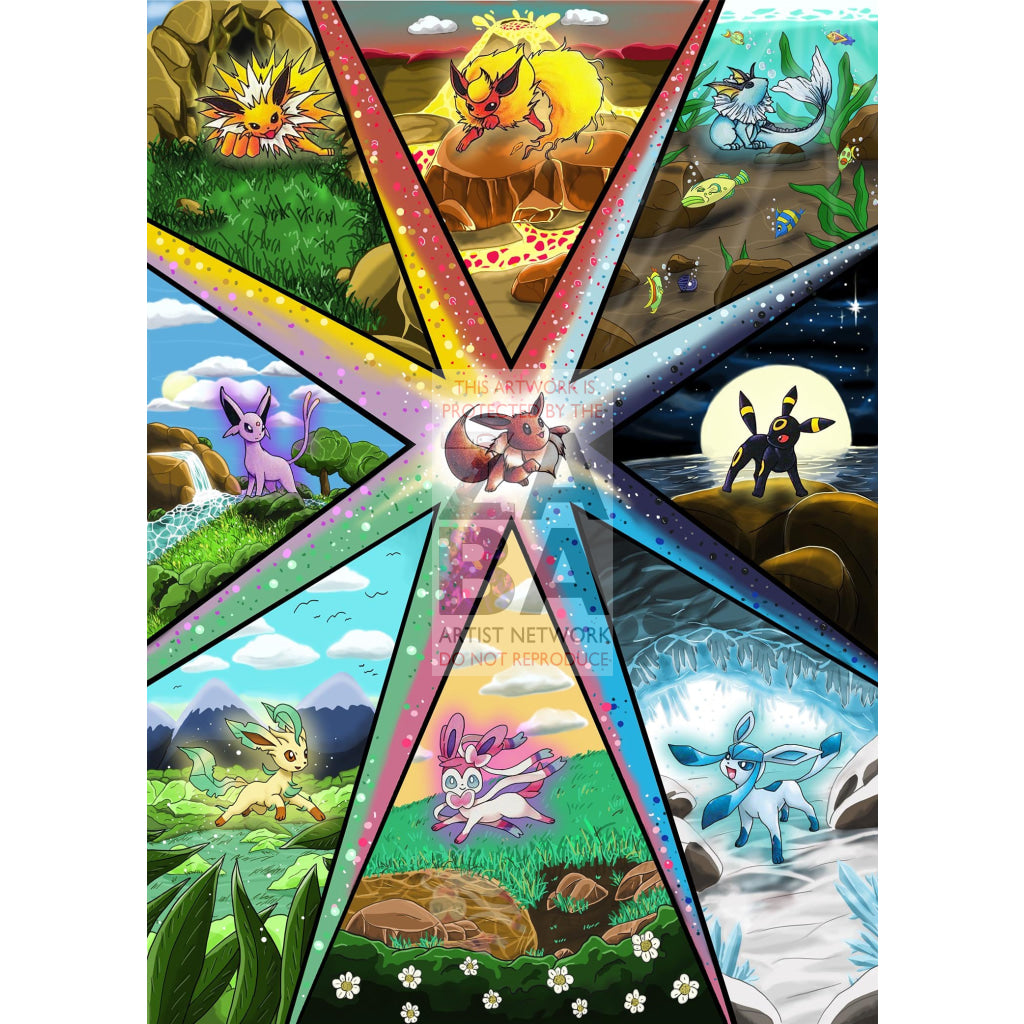 Flareon V Custom Pokemon Card - ZabaTV