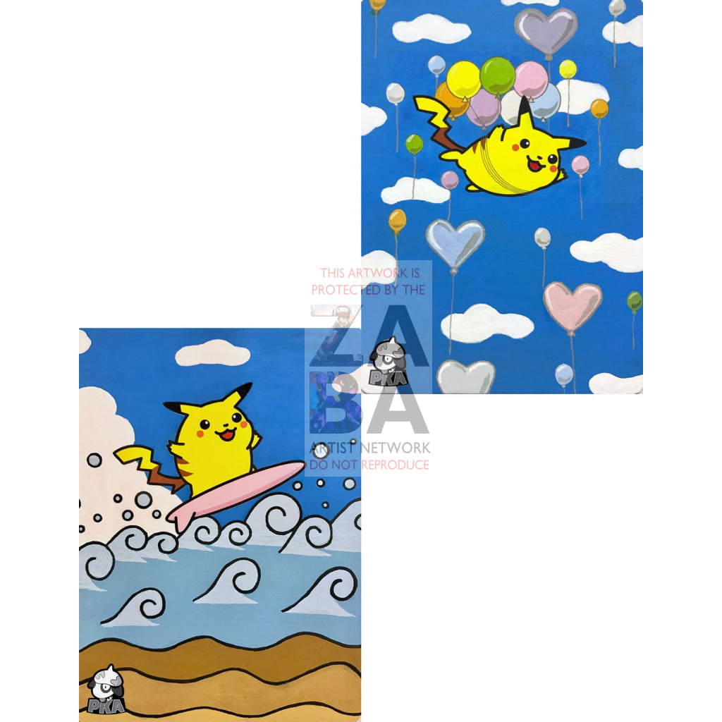 Flying Pikachu 110/108 XY Evolutions Extended Art Custom Pokemon Card - ZabaTV