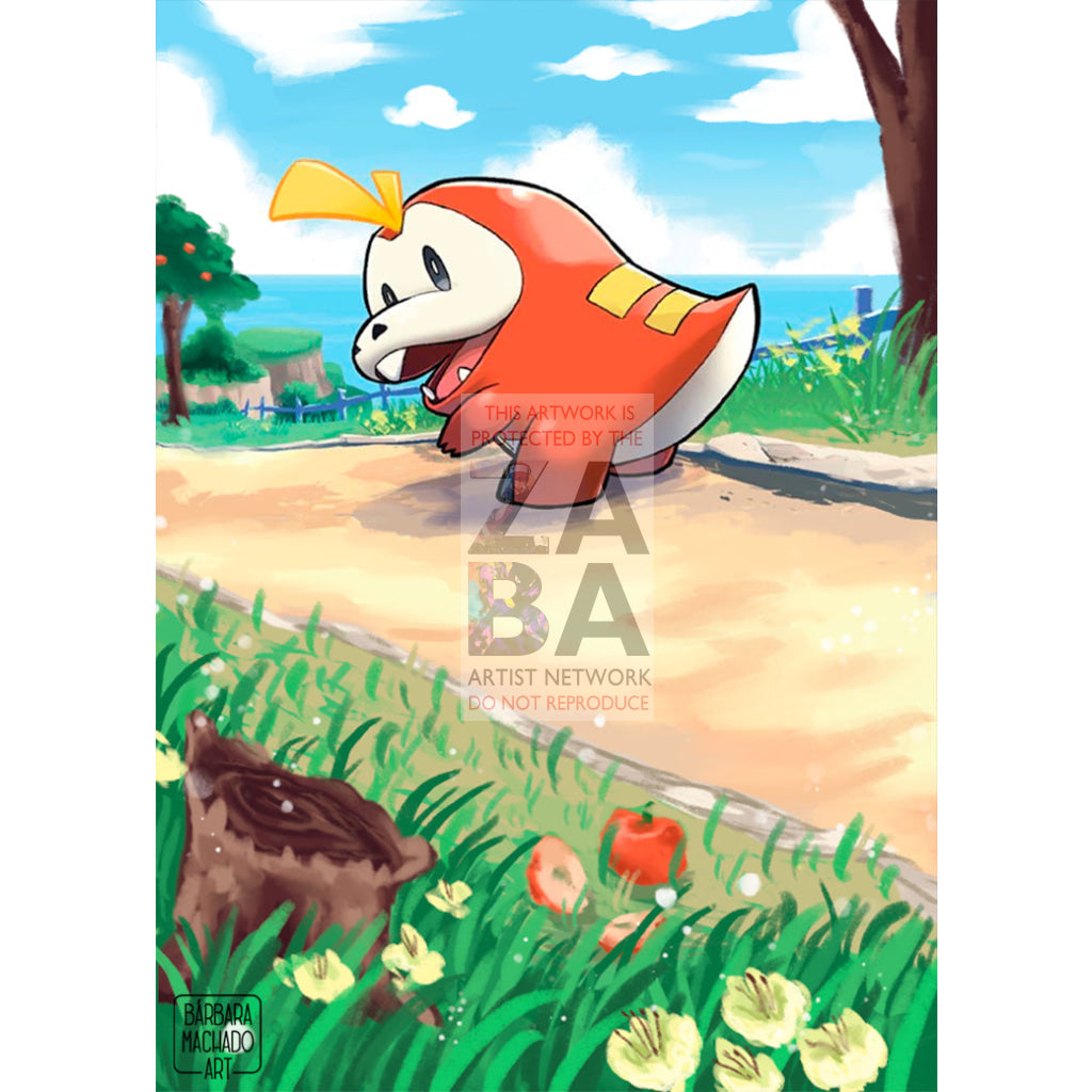 Fuecoco 002 Scarlet & Violet Promos Extended Art Custom Pokemon Card