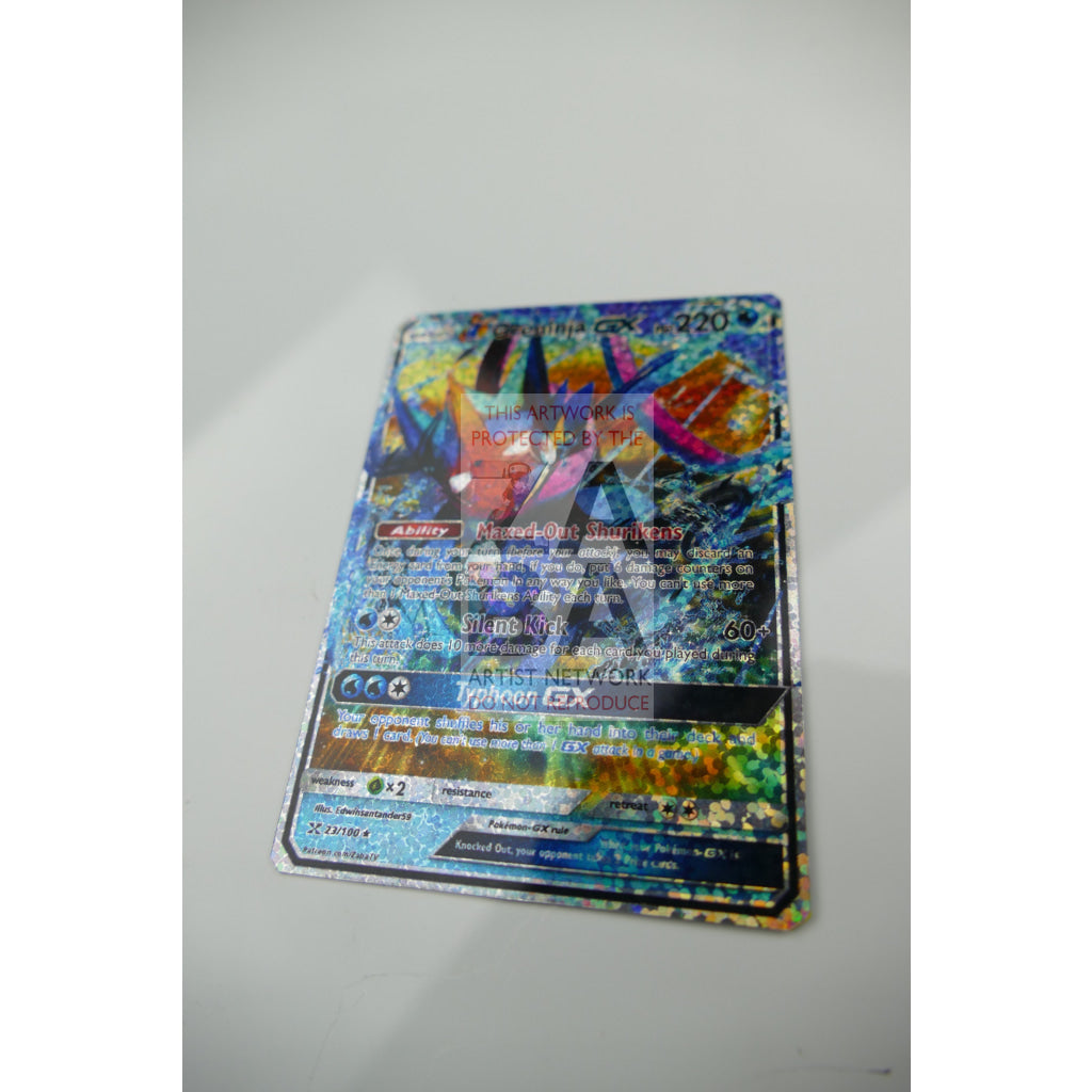 Full Art Ash-Greninja GX Custom Pokemon Card - ZabaTV