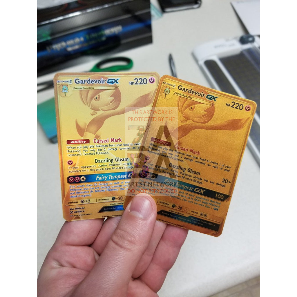 Gardevoir Gx Gold Secret Rare Custom Pokemon Card