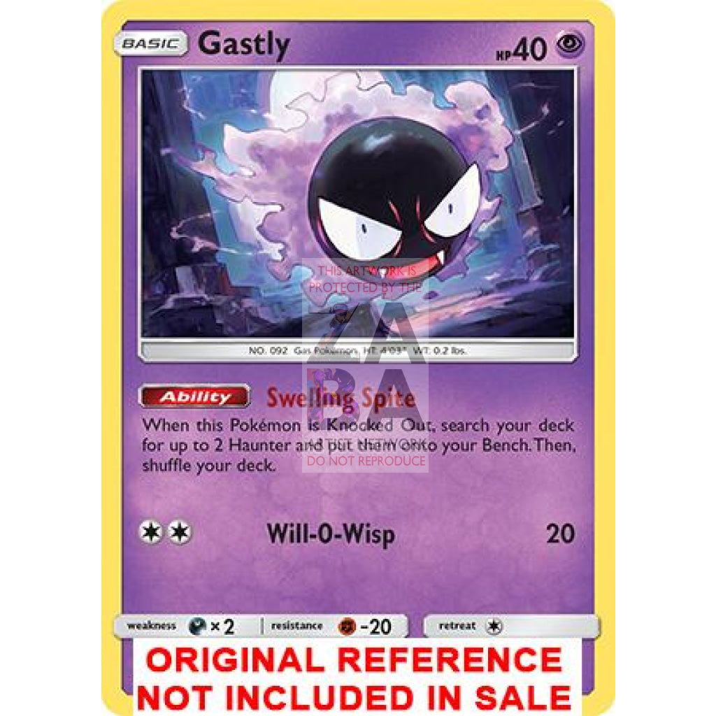 Gastly 67/214 Unbroken Bonds Extended Art Custom Pokemon Card - ZabaTV