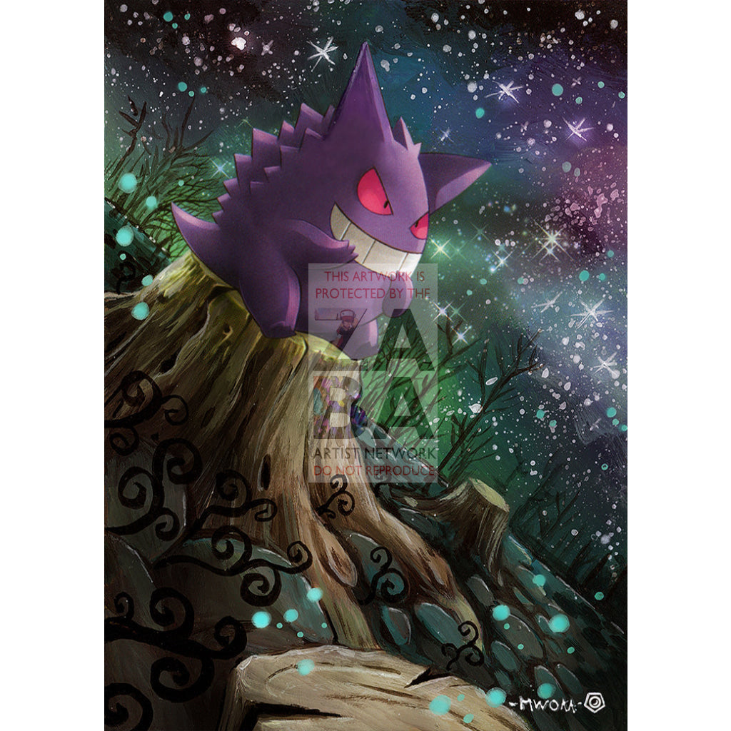 Gengar 27 - 130 Diamond & Pearl Extended Art Custom Pokemon Card