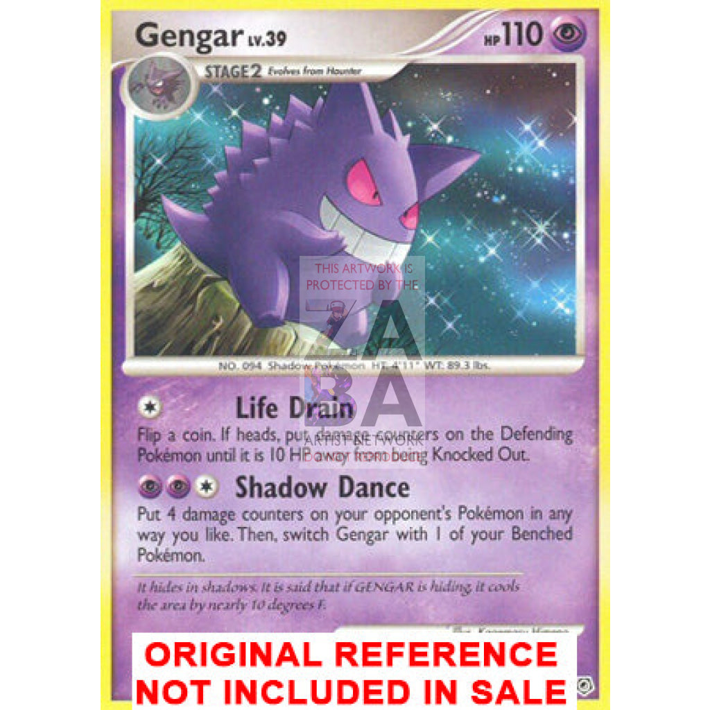 Gengar 27 - 130 Diamond & Pearl Extended Art Custom Pokemon Card
