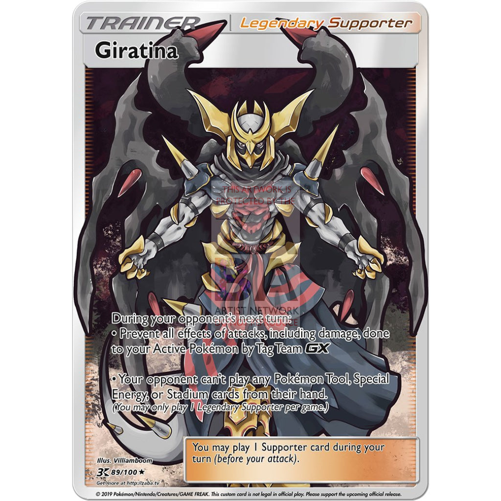 Giratina (Legendary Trainer) Custom Pokemon Card - ZabaTV
