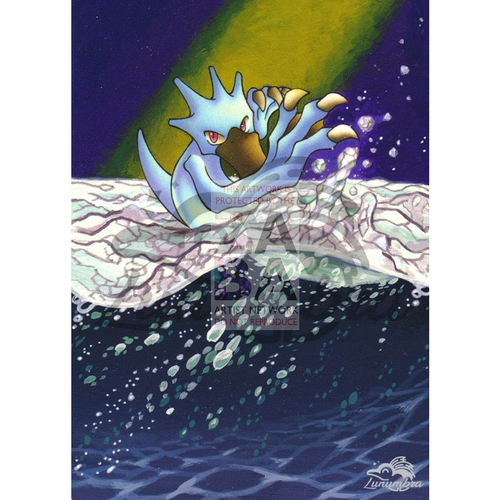 Golduck 35/62 Fossil Extended Art Custom Pokemon Card - ZabaTV