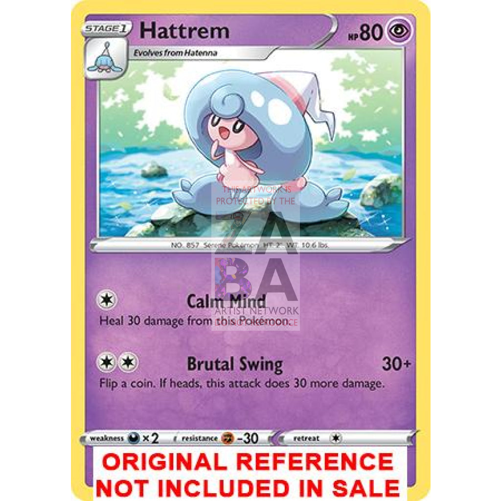 Hattrem 84/192 Rebel Clash Extended Art Custom Pokemon Card - ZabaTV