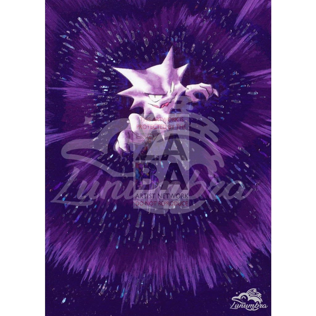 Haunter 21/62 Fossil Extended Art Custom Pokemon Card - ZabaTV