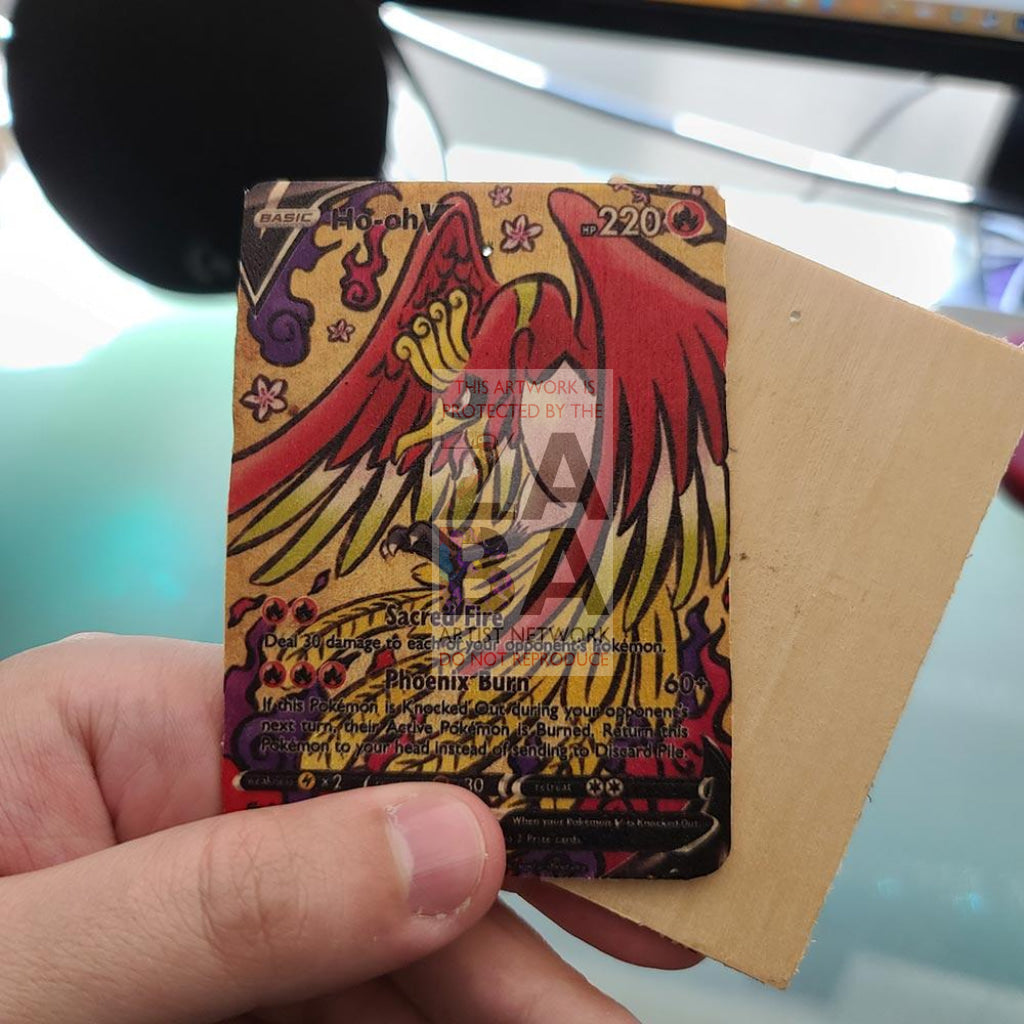 Ho-Oh V (Traditional Japanese Style Inspired) Custom Pokemon Card - ZabaTV