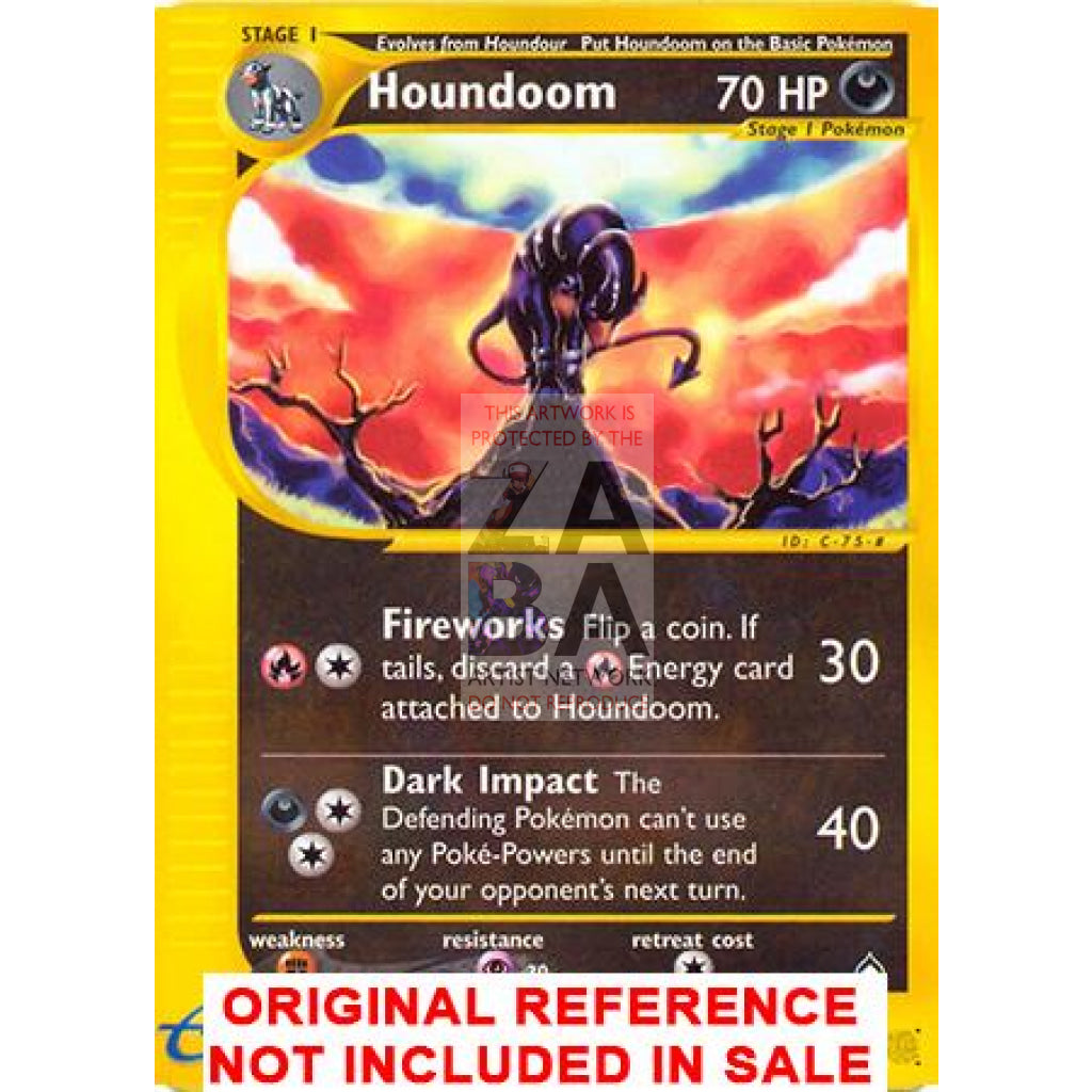Houndoom 15/147 Aquapolis Extended Art - Custom Pokemon Card - ZabaTV