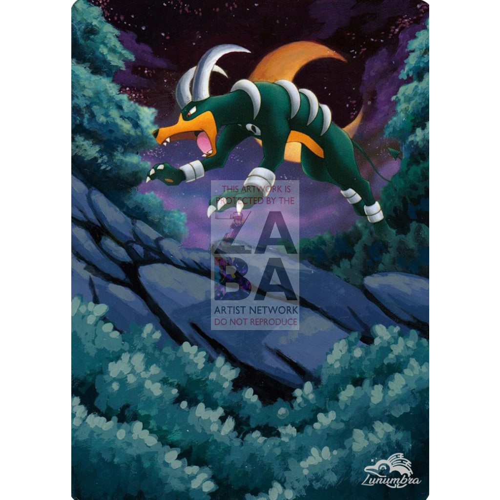 Houndoom 57/146 Diamond & Pearl Legends Awakened Extended Art Custom Pokemon Card - ZabaTV