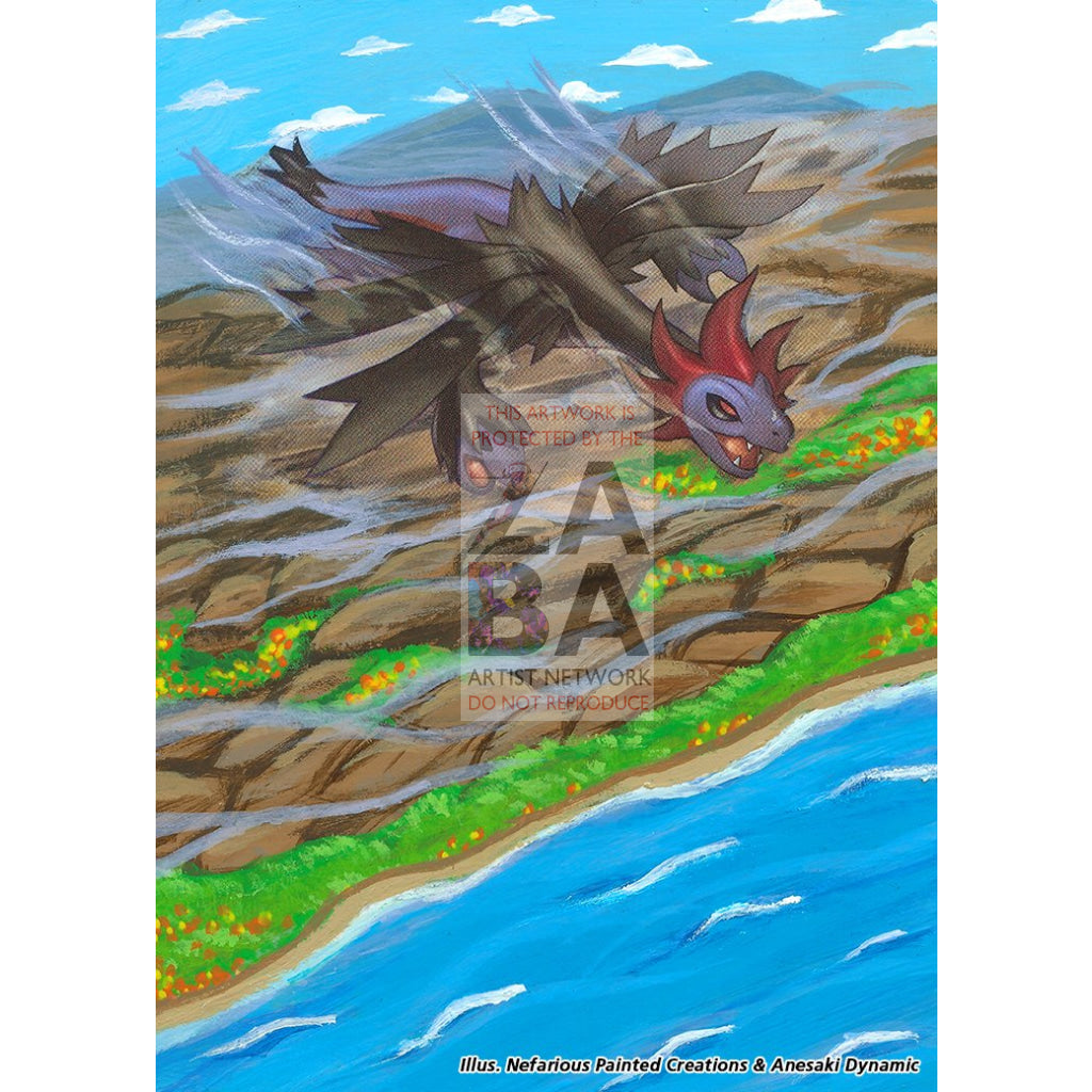 Hydreigon 62/111 Crimson Invasion Extended Art Custom Pokemon Card - ZabaTV