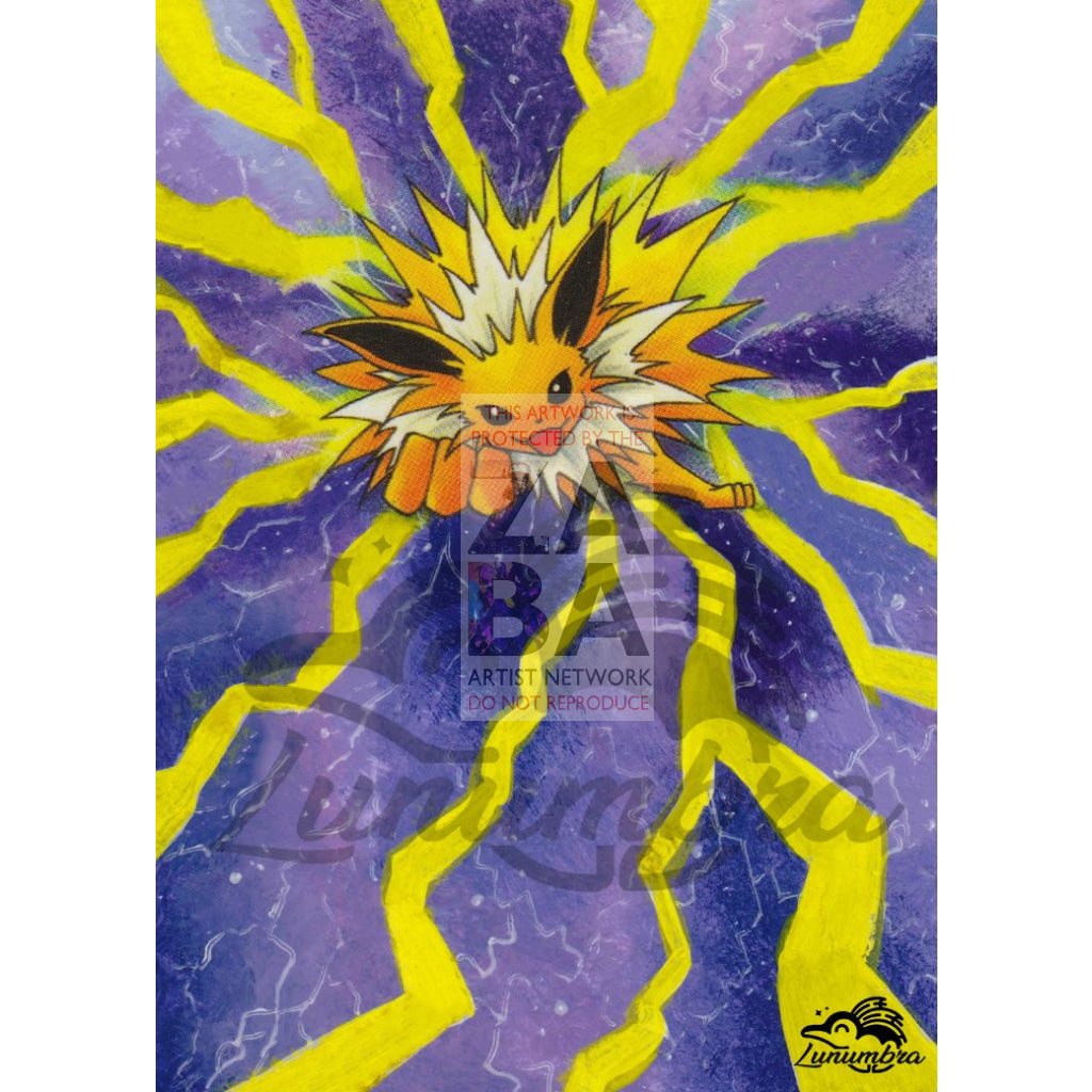 Jolteon 4/64 Jungle Extended Art Custom Pokemon Card - ZabaTV
