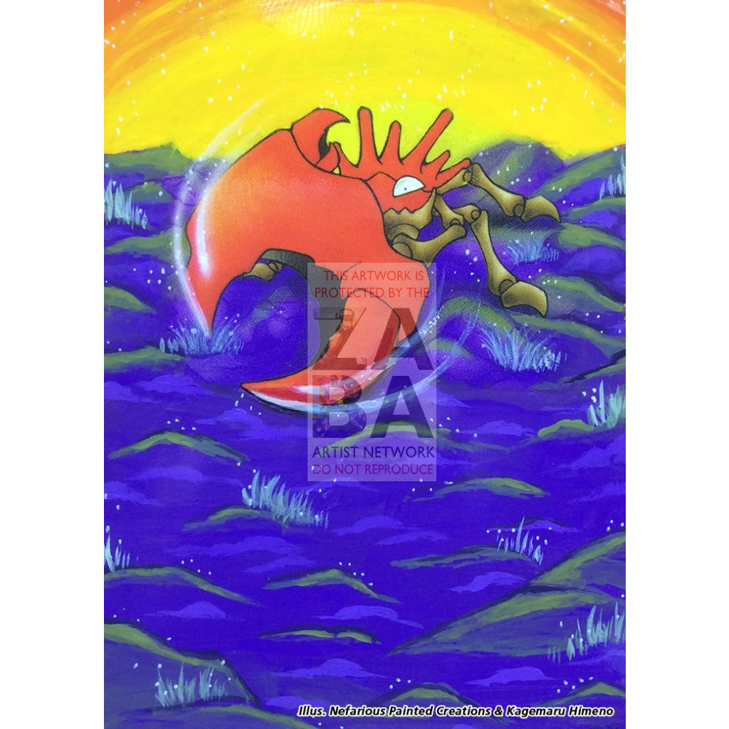 Kingler 38/62 Fossil Extended Art Custom Pokemon Card - ZabaTV