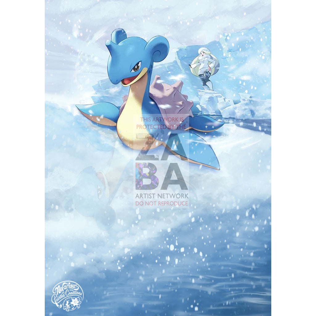 Lapras 6/15 Mcdonalds Collection 2022 Extended Art Custom Pokemon Card