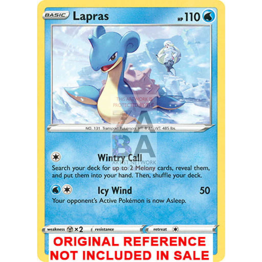 Lapras 6/15 McDonalds Collection 2022 Extended Art Custom Pokemon Card - ZabaTV