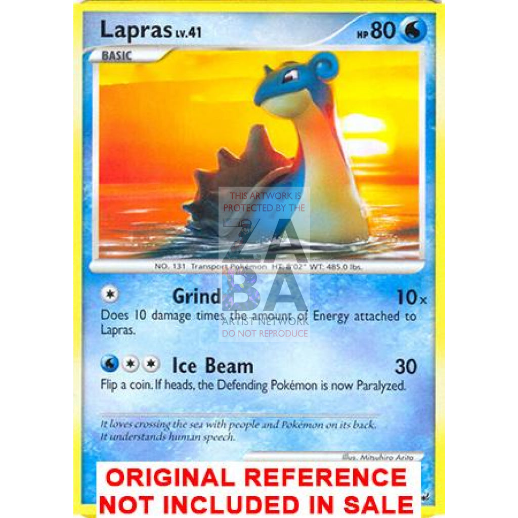 Lapras 79/127 Platinum Extended Art Custom Pokemon Card